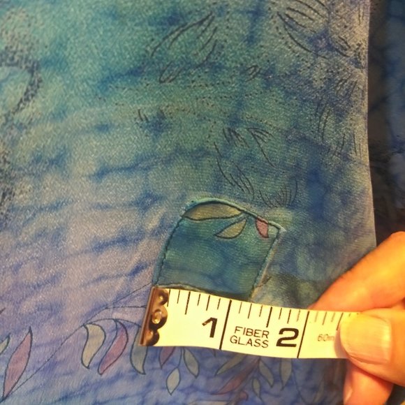 Blue Silky Robe - Picture 4 of 4